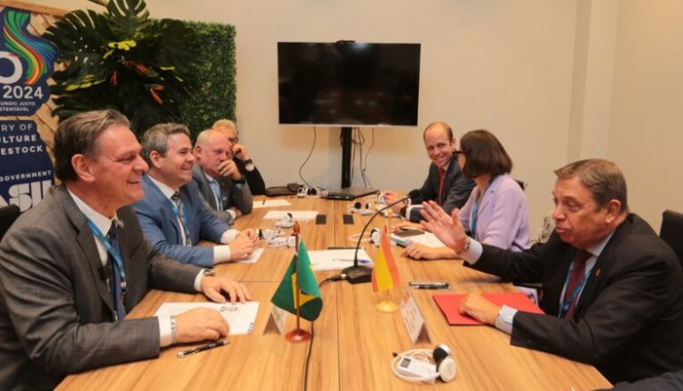 "Estamos em um ambiente de grandes oportunidades para o agro mundial", destaca Fávaro em reunião com o ministro da Espanha