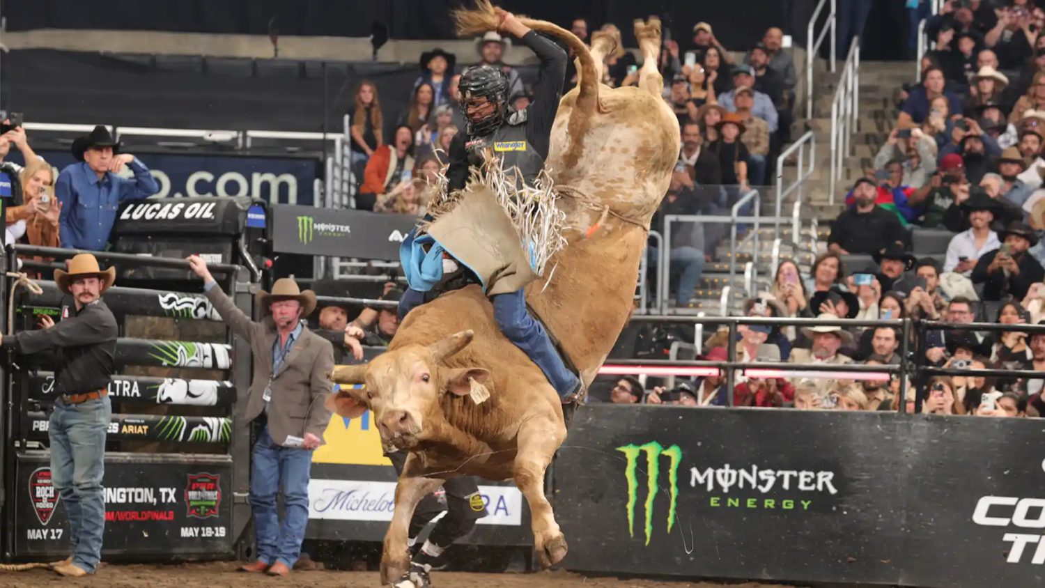 Campeão mundial de rodeio quase alcança nota máxima em montaria; vídeo