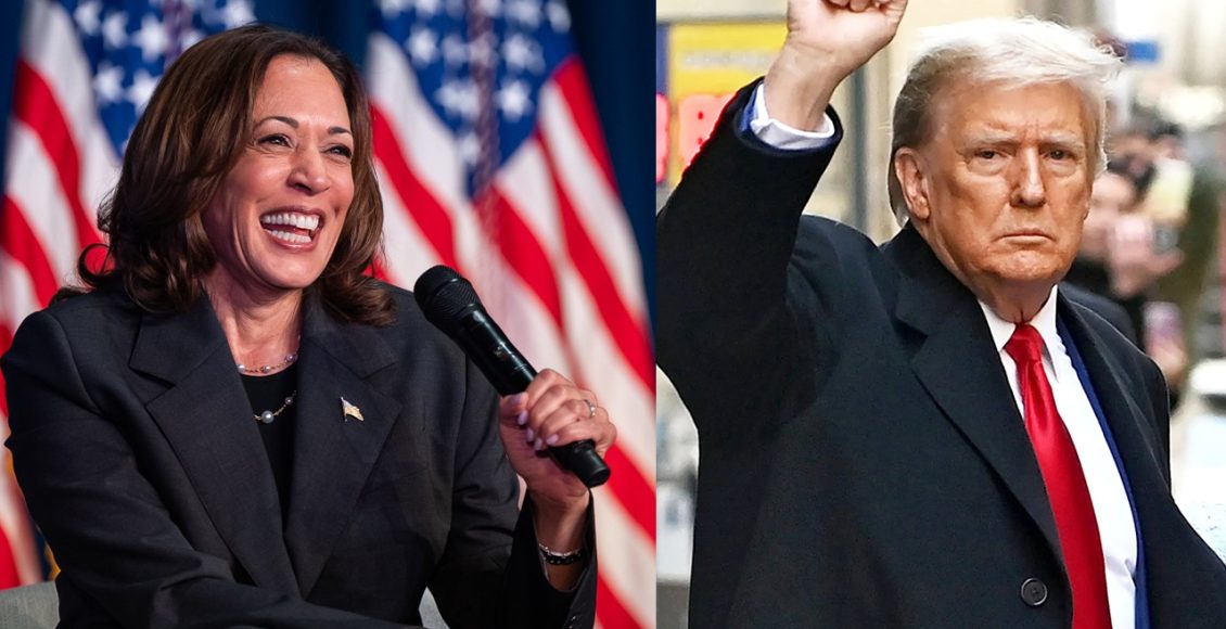 candidatos a presidencia dos eua - kamala harris e donald trump