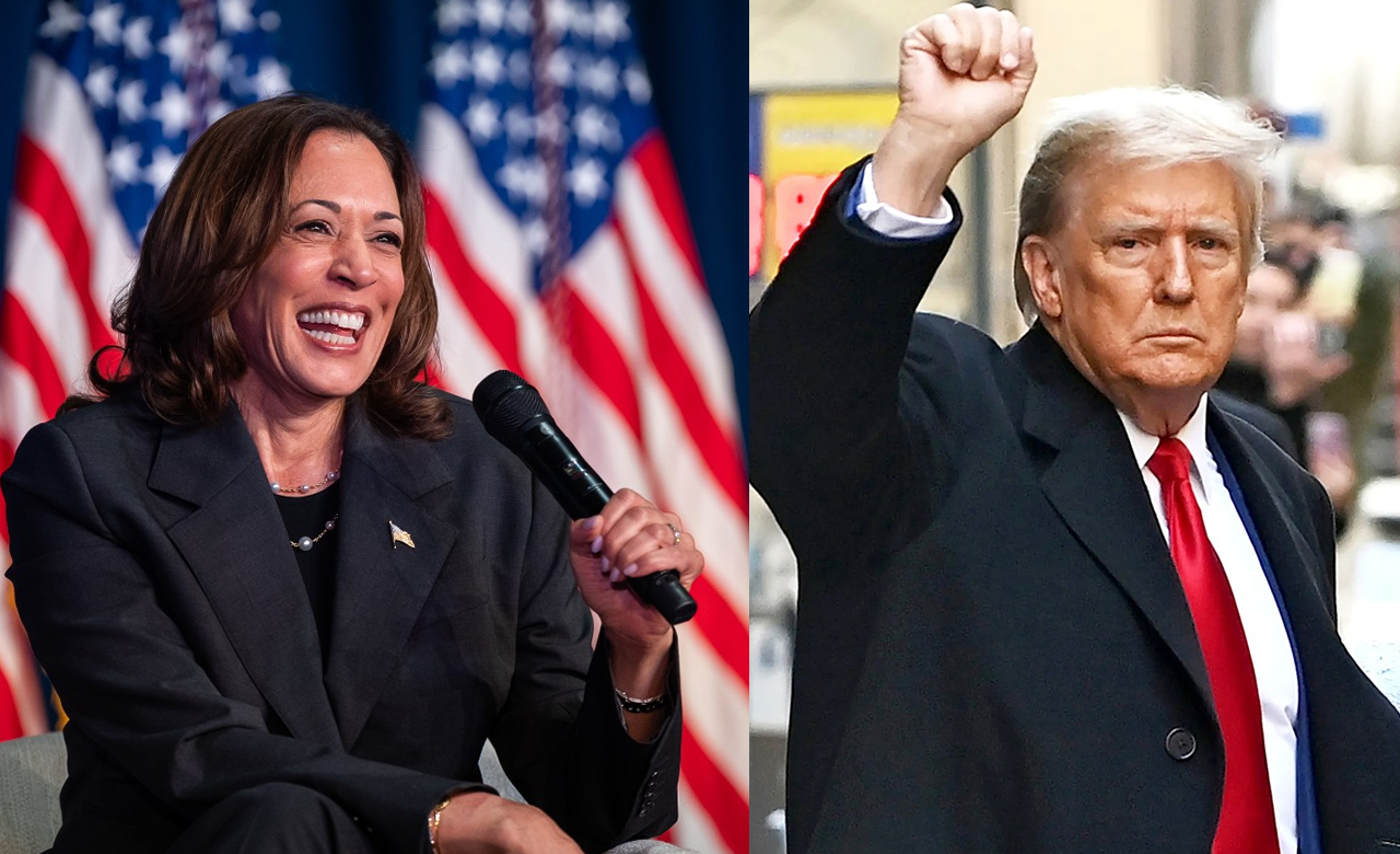 candidatos a presidencia dos eua - kamala harris e donald trump