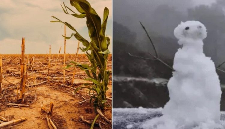 Extremos climáticos no Brasil: Calor intenso e geada no mesmo fim de semana