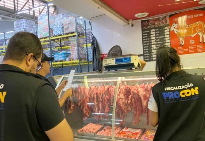 Procon Tocantins encontra variação de até 119% nos preços de cortes de carnes em Palmas