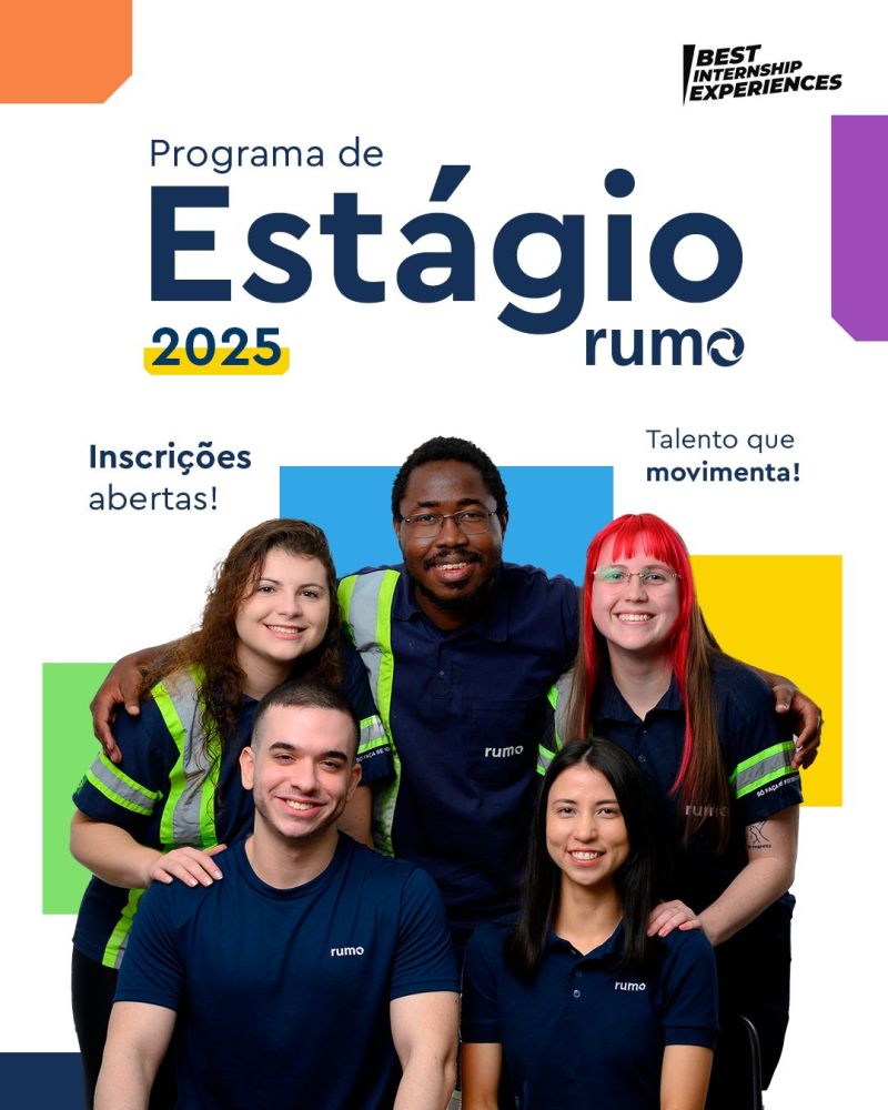 Rumo abre inscrições para o Programa de Estágio 2025