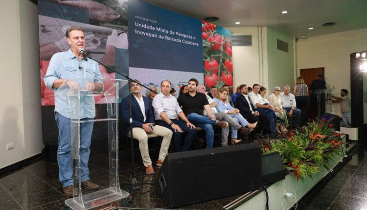 Fávaro enfatiza expansão de oportunidade em evento de apresentação da Unidade Mista de Pesquisa e Inovação da Baixada Cuiabana