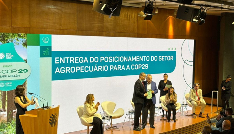 COP 29: CNA defende investir “pesadamente” em novas tecnologias menos emissoras de carbono