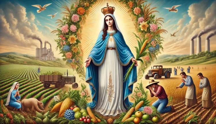 No dia 12 de outubro, ao celebrar Nossa Senhora, o agricultor também celebra sua conexão íntima com a terra.