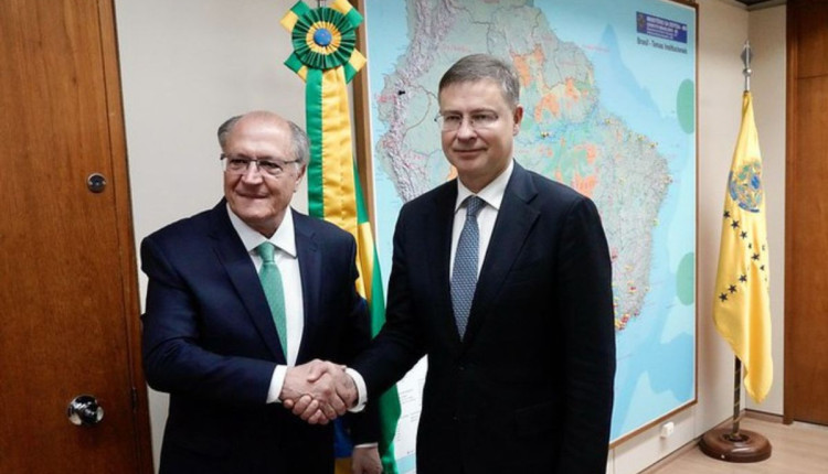 Alckmin e vice de Comissão Europeia mostram otimismo com acordo Mercosul-UE