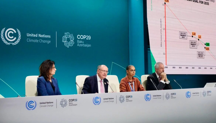 Brasil é segundo país a entregar meta de emissões na COP29