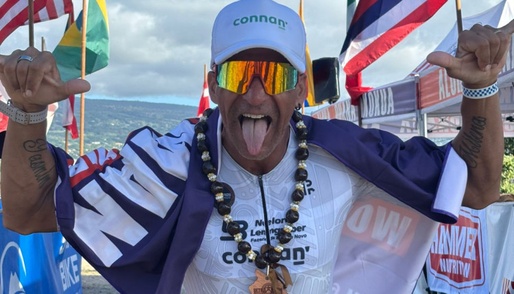 Atleta carnívoro brasileiro conquista primeiro lugar na categoria 50 a 59 anos no Ultraman World Championship 2024