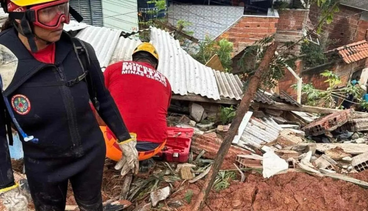 Chuvas deixam 9 mortos em MG e SE; deslizamento e rodovia que desabou são os principais casos