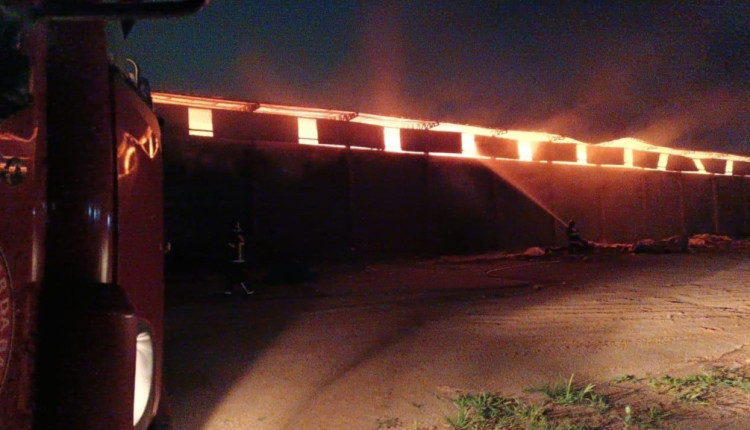 incendio galpão de algodão