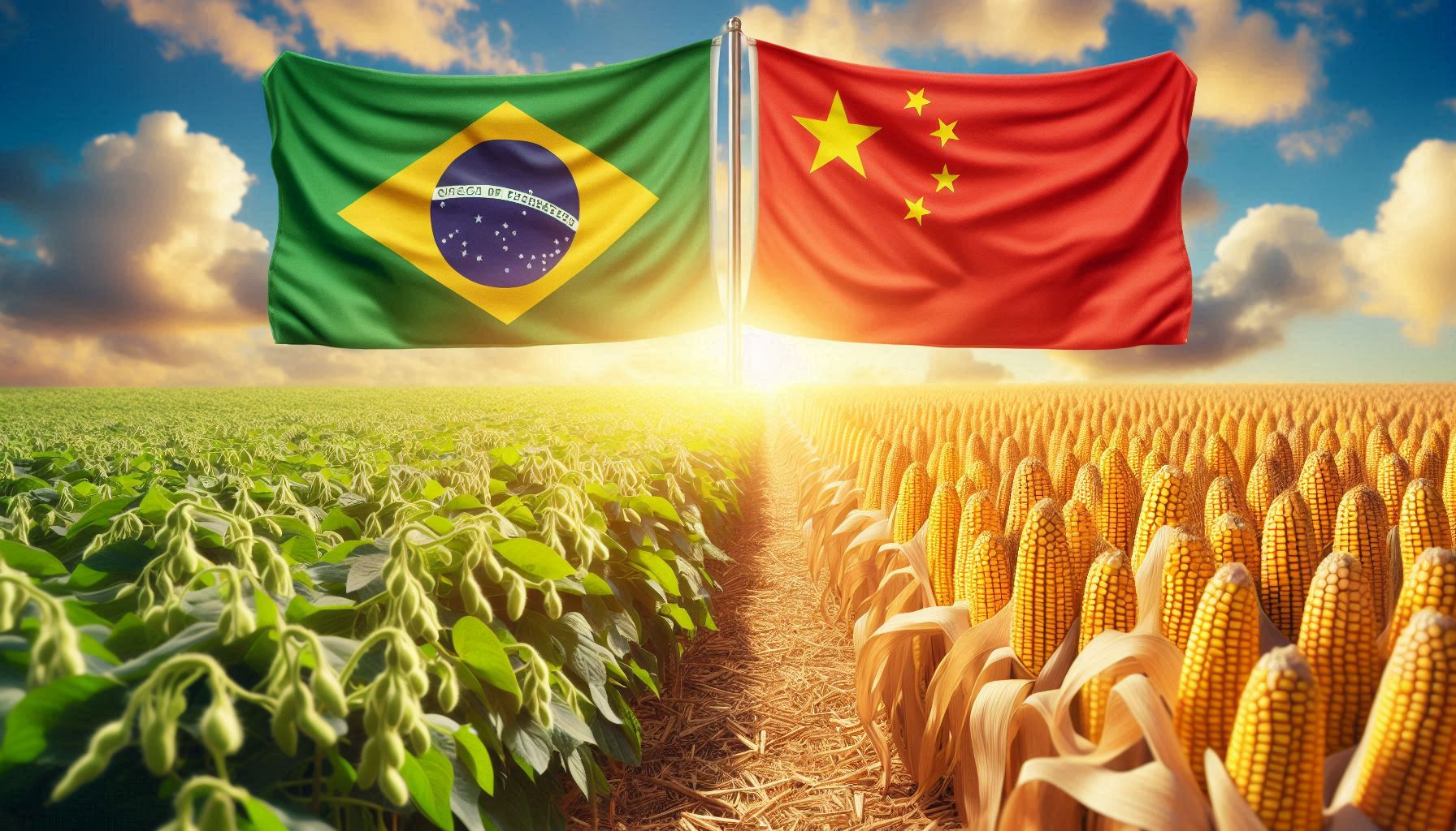 China pretende iniciar plantio de soja e milho no Brasil