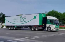 Maior produtora mundial de celulose expande frota de caminhões elétricos de grande porte