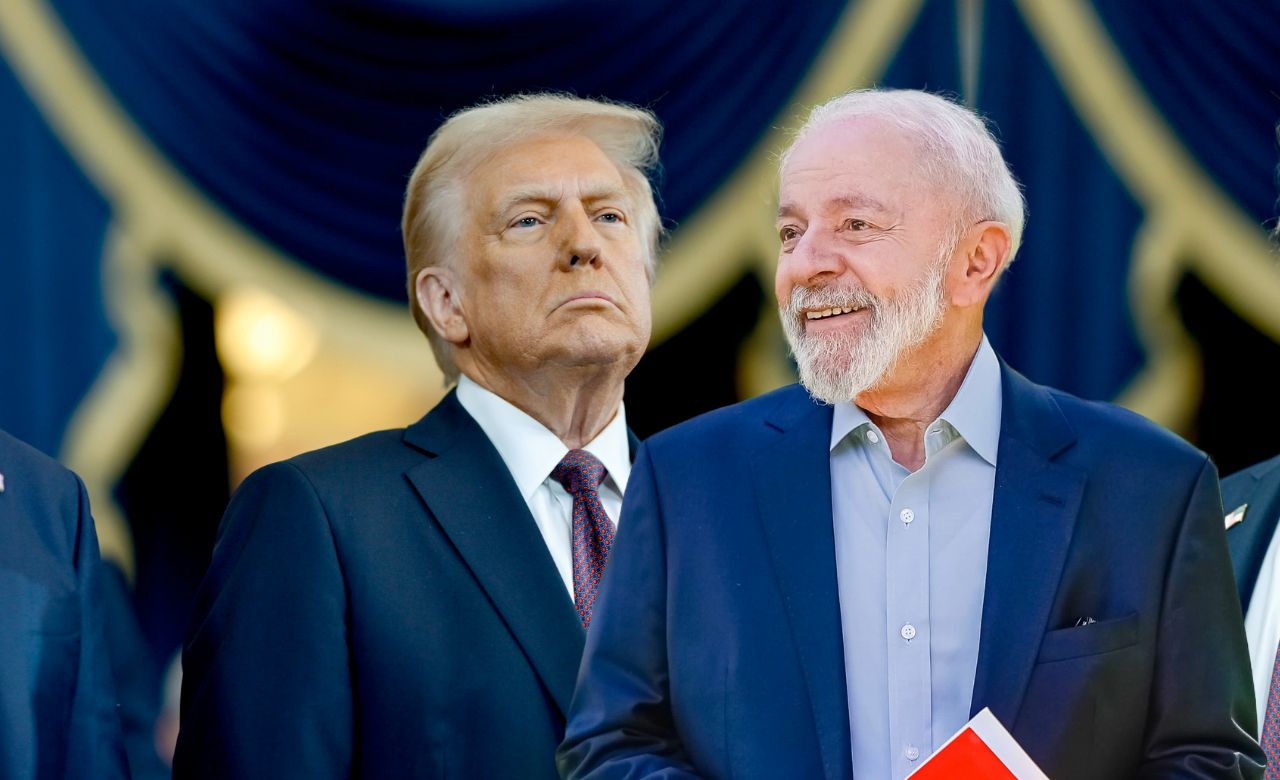 donald trump e lula na foto