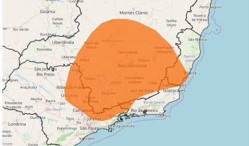 Alerta laranja emitido para o Sudeste: chuvas intensas de até 100 mm