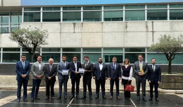 Representantes dos governos federal e de São Paulo reunidos em Portugal Foto: Ascom MPor