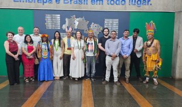 Lideranças pedem apoio à Embrapa para promover a agricultura familiar indígena