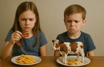 Crianças nos EUA confundem bacon com planta e vaca com animal não comestível