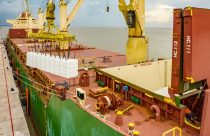 Porto de Itaqui - carregamento de navio cargas - carregamento no Porto de Itaqui - navio - exportacoes