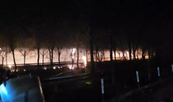 Incêndio destrói chiqueiro com 2 mil suínos horas antes de carregamento
