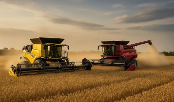 Maiores colheitadeiras do mundo da Case IH e New Holland custam mais de R$ 8 milhões