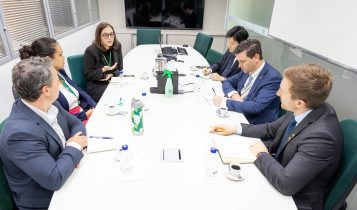 No encontro, eles debateram as principais ações da CNA e do setor privado antes, durante e após a Conferência do Clima.