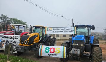 Produtores rurais mantêm protestos pela securitização no RS, mesmo após anúncio do governo federal