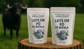 Primeiro leite em pó de búfala do Brasil é lançado durante a MegaLeite 2025