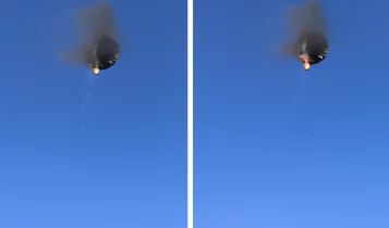 Balão pega fogo e cai em SC; 8 pessoas morrem e 13 sobrevivem