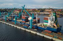 porto de manaus - navio de containers - exportacao