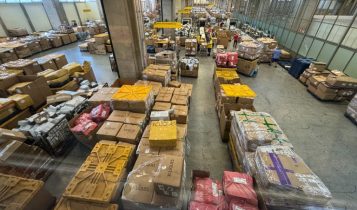 Mapa treina operadores de raio x para barrar mercadorias importadas proibidas