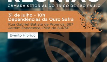 Secretário de Agricultura de SP participa de reunião da Câmara Setorial do Trigo do estado