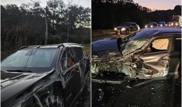 Fabiano, da dupla com César Menotti, capota carro na BR-040, em Juiz de Fora