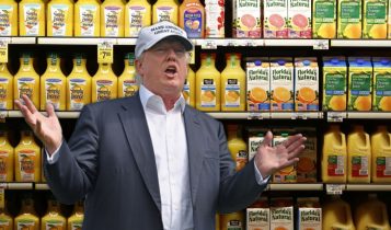 suco de laranja trump capa