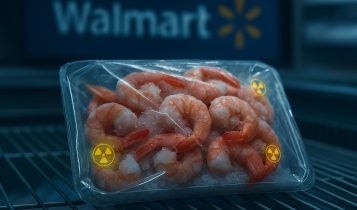 Camarão vendido no Walmart nos EUA é alvo de investigação por contaminação com Césio-137