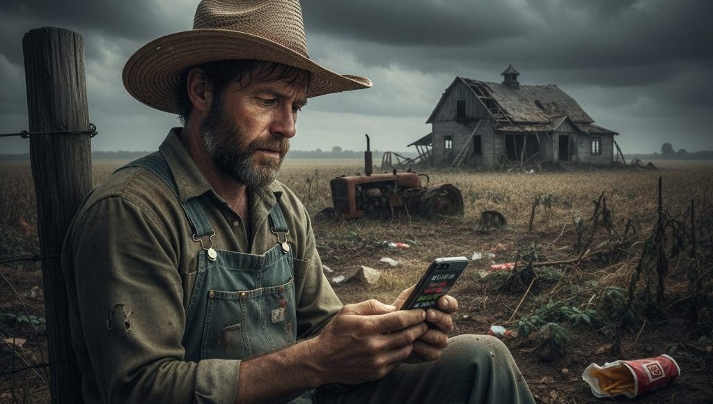 O vício das Bets chegou nas fazendas e o prejuízo é gigante; entenda