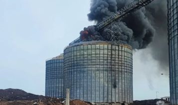 incendio atinge silo - Incêndio em silo de soja acende alerta no agro, veja por que essas estruturas são tão vulneráveis