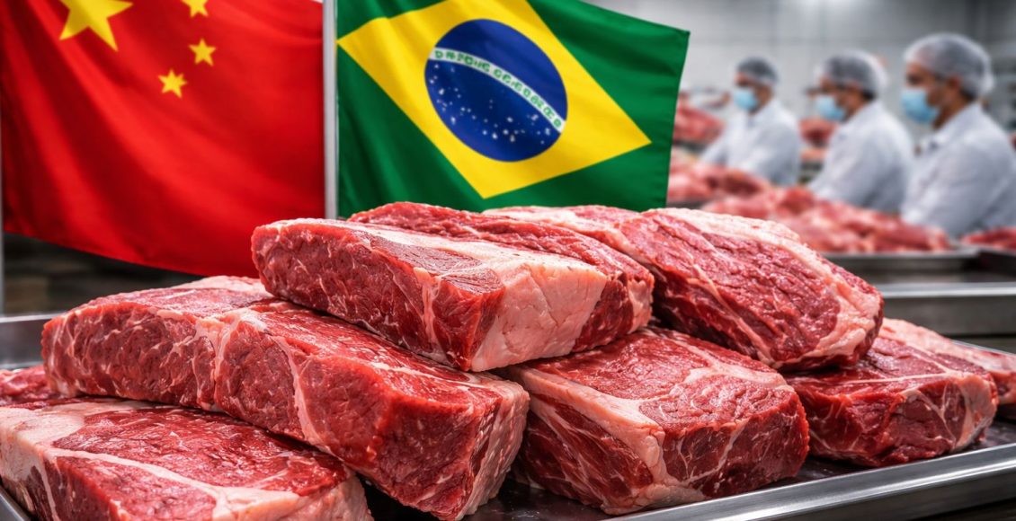 carne bovina china - Acordo com a China: Brasil busca evitar tarifa de 55% sobre exportação de carne bovina