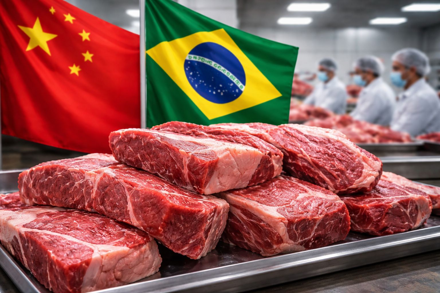 carne bovina china - Acordo com a China: Brasil busca evitar tarifa de 55% sobre exportação de carne bovina