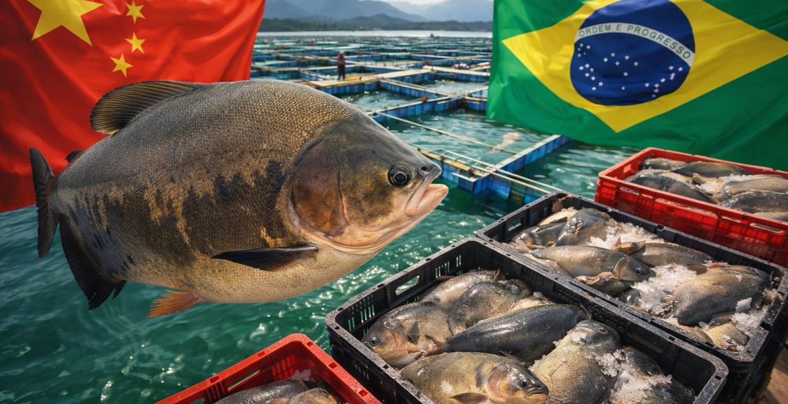 maior produtora mundial de tambaqui