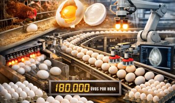 Conheça a indústria que lava e inspeciona 180 mil ovos por hora, um ritmo absurdo
