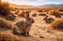 China soltou 1,2 milhão de coelhos no deserto de Kubuqi e o impossível aconteceu
