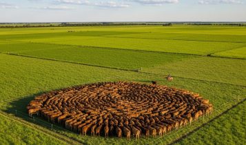 O "Efeito Manada": Como colocar 500 bois em 1 hectare sem degradar o solo