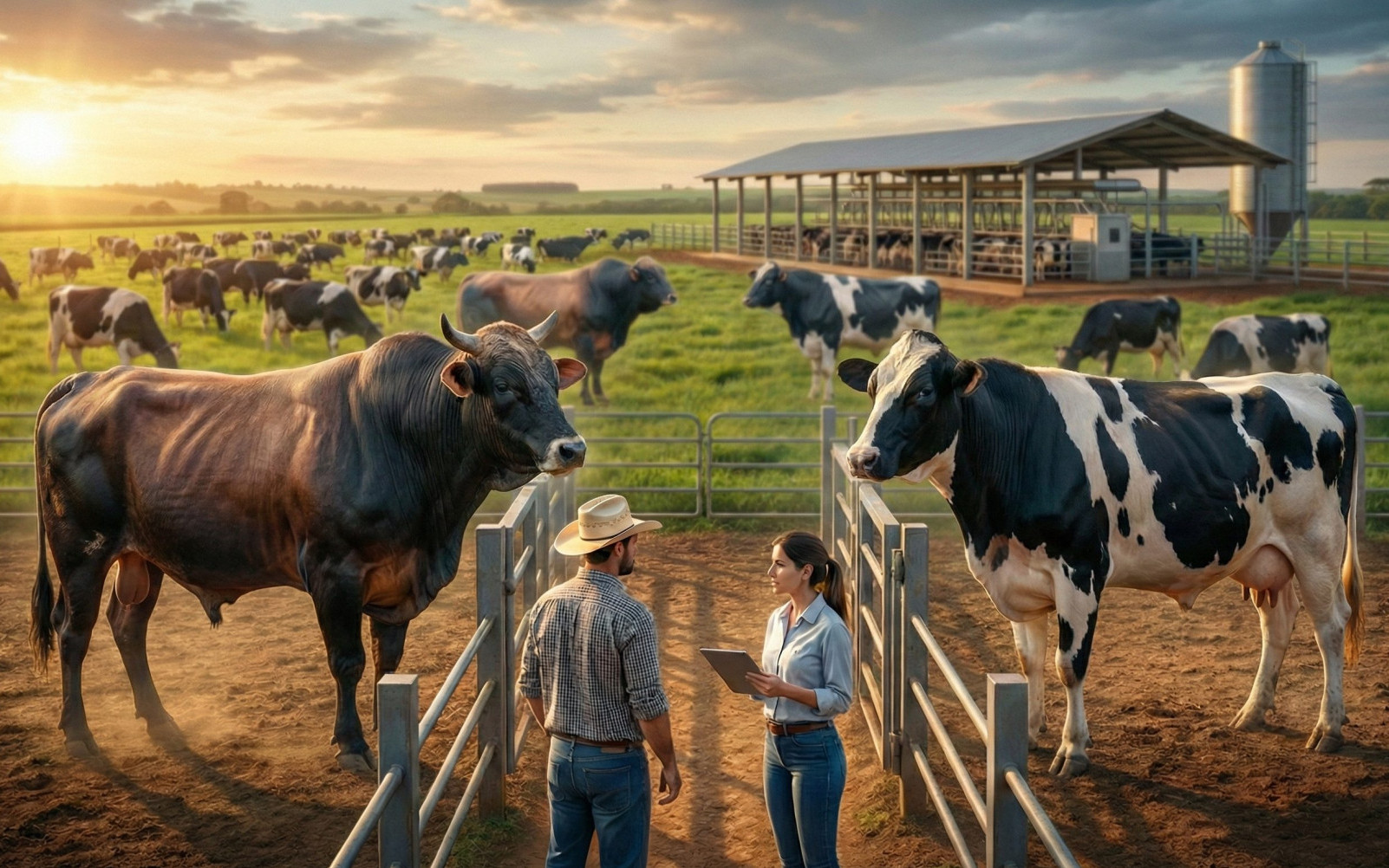 Touro 5/8 vs 3/4: Qual entrega o melhor resultado na vaca meio-sangue?