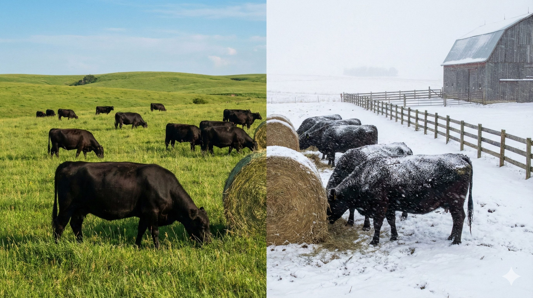 Pasto ou Feno? Entenda como os Americanos alimentam o gado