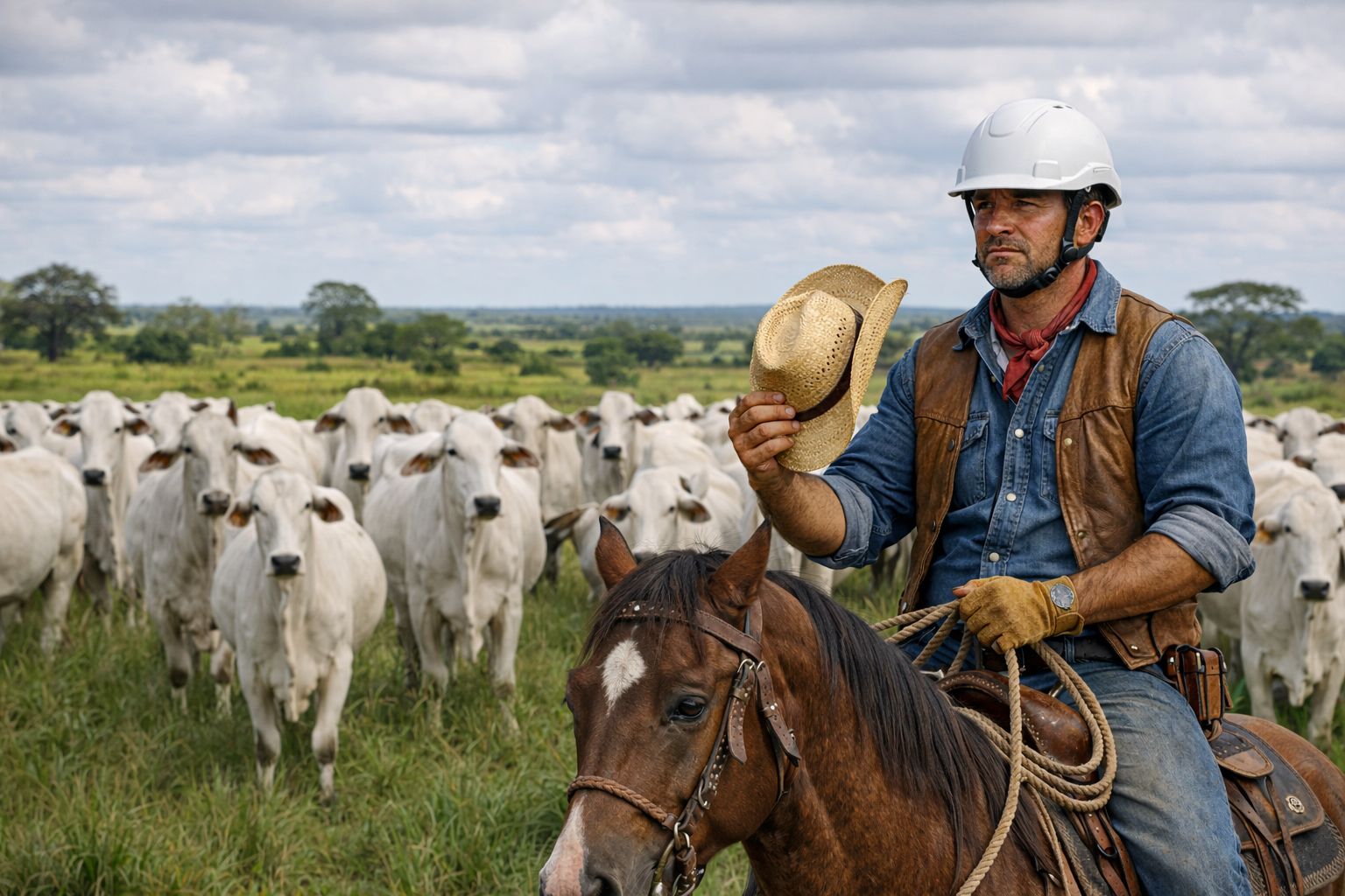 Lei obriga peão a trocar chapéu por capacete sob pena de multa para as fazendas; entenda