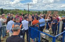 Sistema antigranizo de Santa Catarina é apresentado à comitiva gaúcha