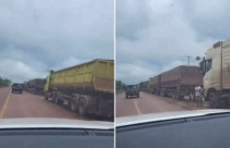 Escoamento de soja pelo Pará enfrenta gargalo com fila de 7 km no Porto de Miritituba