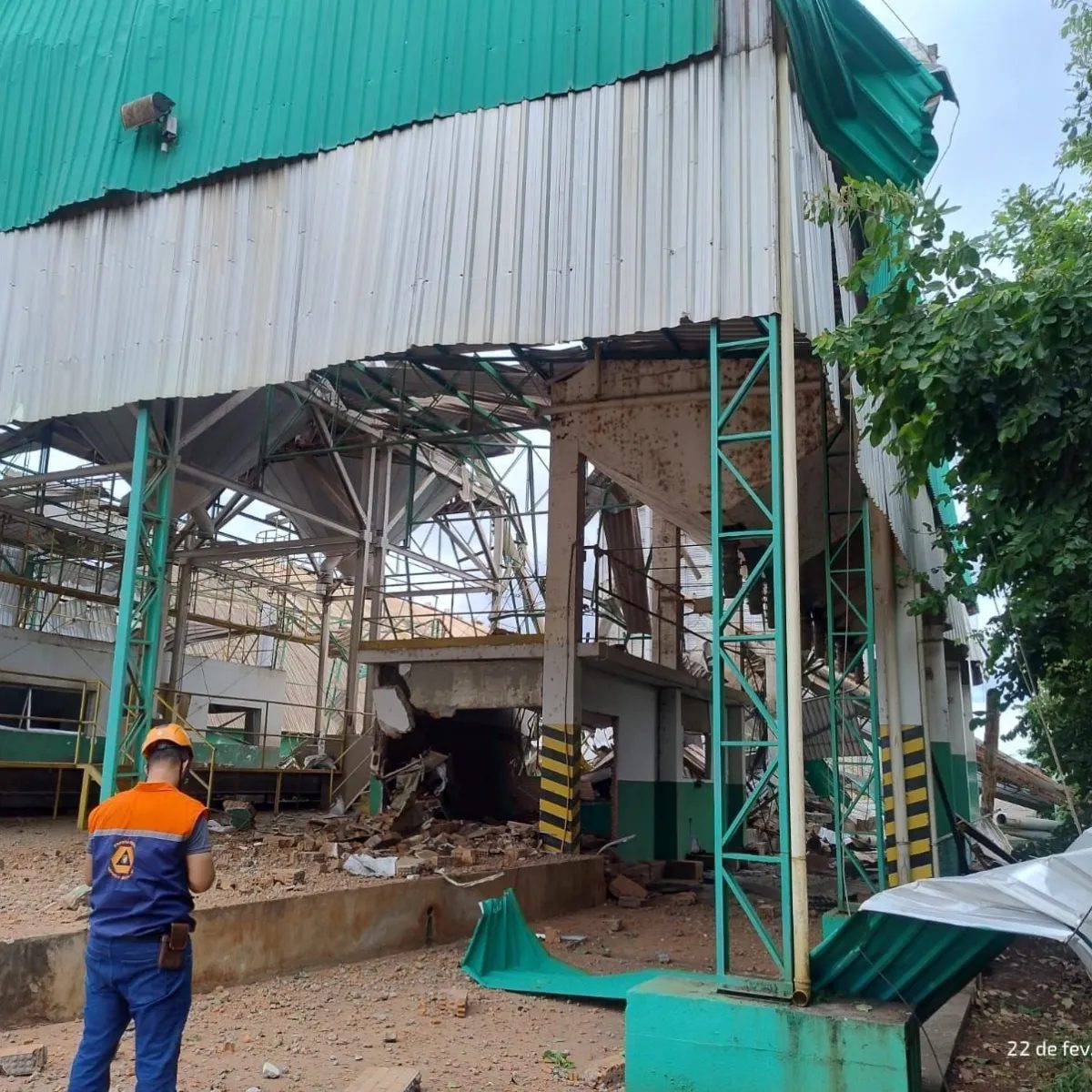 Explosão em silo deixa cinco feridos e reforça riscos na armazenagem de grãos