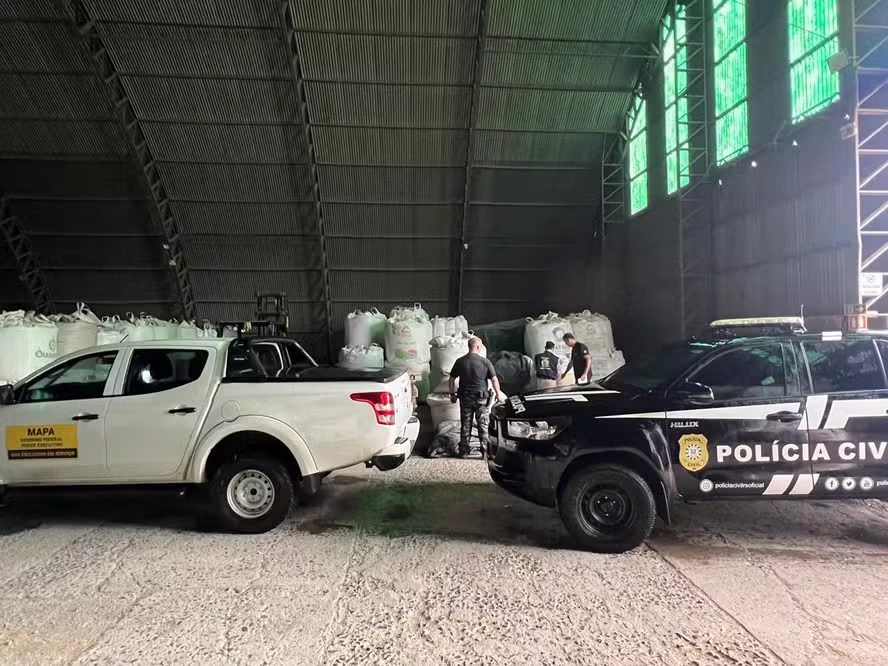 Megaoperação no RS apreende recorde de 342 toneladas de sementes ilegais
